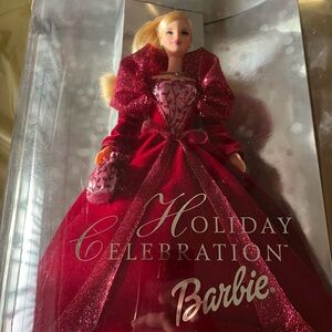 Barbie Holiday Celebration Doll in Sparkling Red
